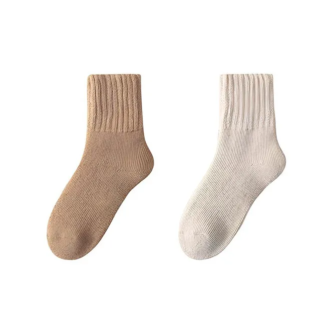 MIIOW Mid Calf Socks Women's 2 Pack-3