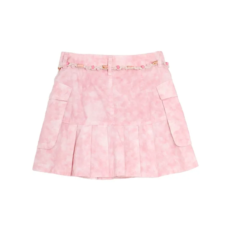 SETIROM Casual Short Skirts Women's Pink-1