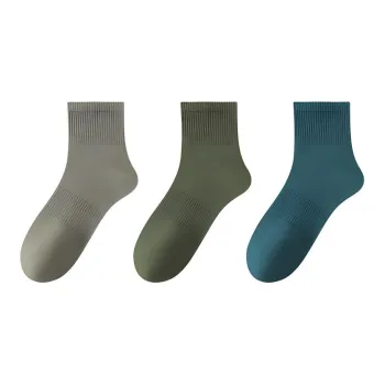 MIIOW Mid Calf Socks Men's 3 Pack