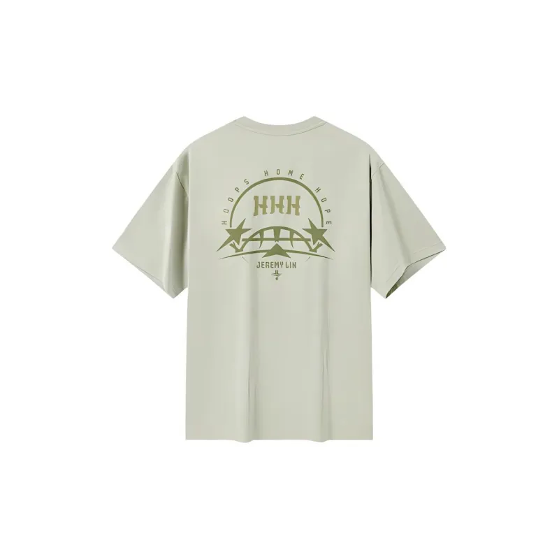 XTEP T Shirt Men's Elegant Gray Green-1