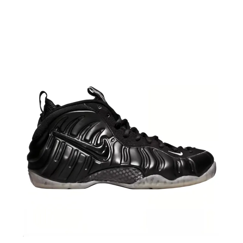 Nike Air Foamposite Pro Black Metallic Silver-1