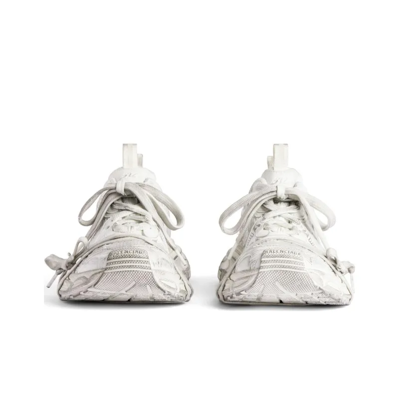 Balenciaga 3XL White Distress-3