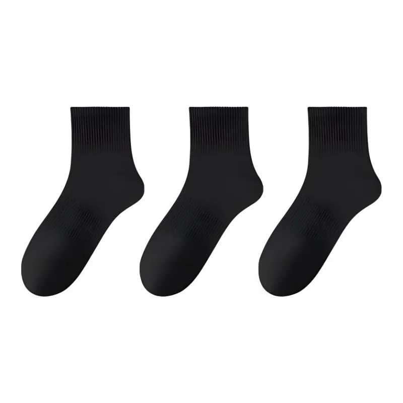 MIIOW Mid Calf Socks Men's 3 Pack-0