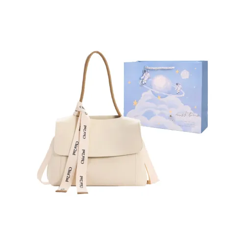 Duoluplo Doron Paul PU Commute Tote Shoulder Bag Regular Women's White/Black/Khaki/Brown/Green/Light Brown