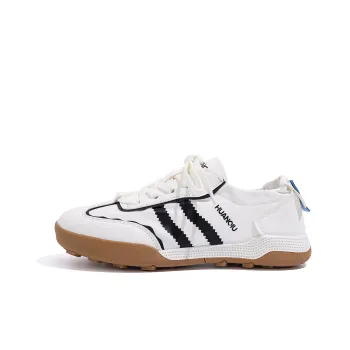 HUANQIU Durable Waterproof Breathable Moisture-Wicking Lightweight Low-Top Casual Shoes Women's White