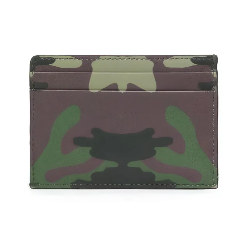 Burberry Leather Wallets Card Holders Unisex Camouflage-3