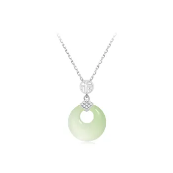 Chongqing Gold Store Chalcedony Jade Necklaces Women's