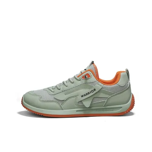 Warrior pas bq6831-402 Abrasion Resistant, Lightweight, And Breathable Low Top Lace Free Casual bq6831-402 Men's Green Orange
