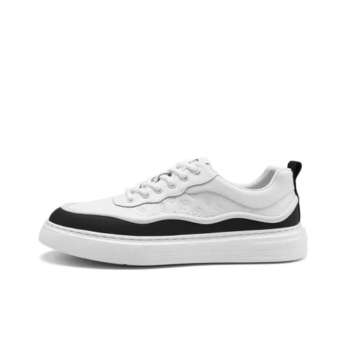 SEPTWOLVES Skateboard Shoes Men Low-Top