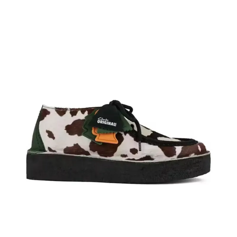 clarks Originals Desert Nomad Brain Dead Cow Print-1