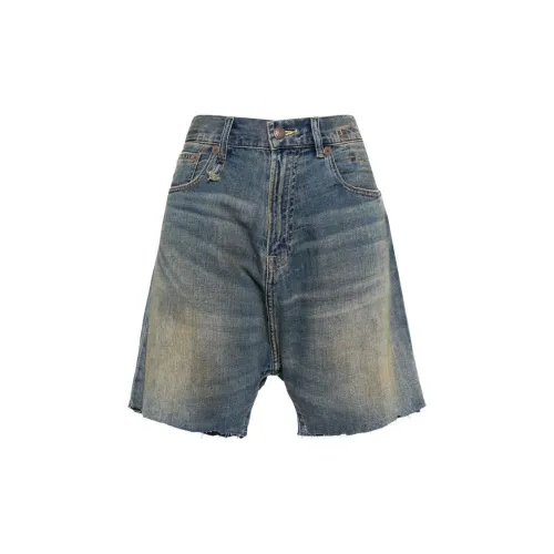 R13 Denim Shorts Women's Blue