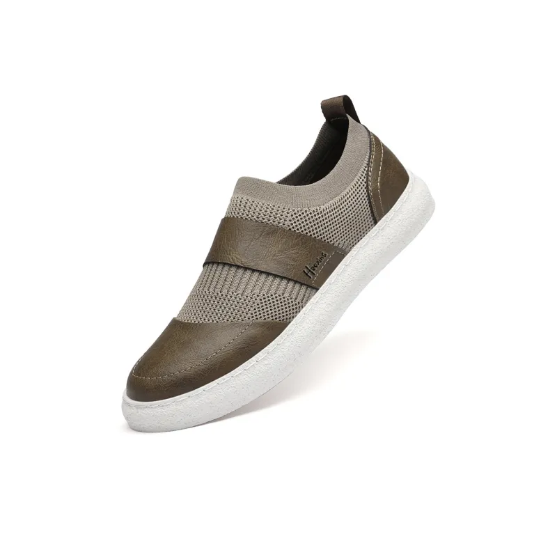 Extravagant Breathable And Wear resistant Low Top Casual Shoes Men's Brown-2