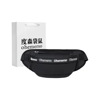 Dusen Kangaroo Oxford Sling Bag Regular Men's Black/Gray/White