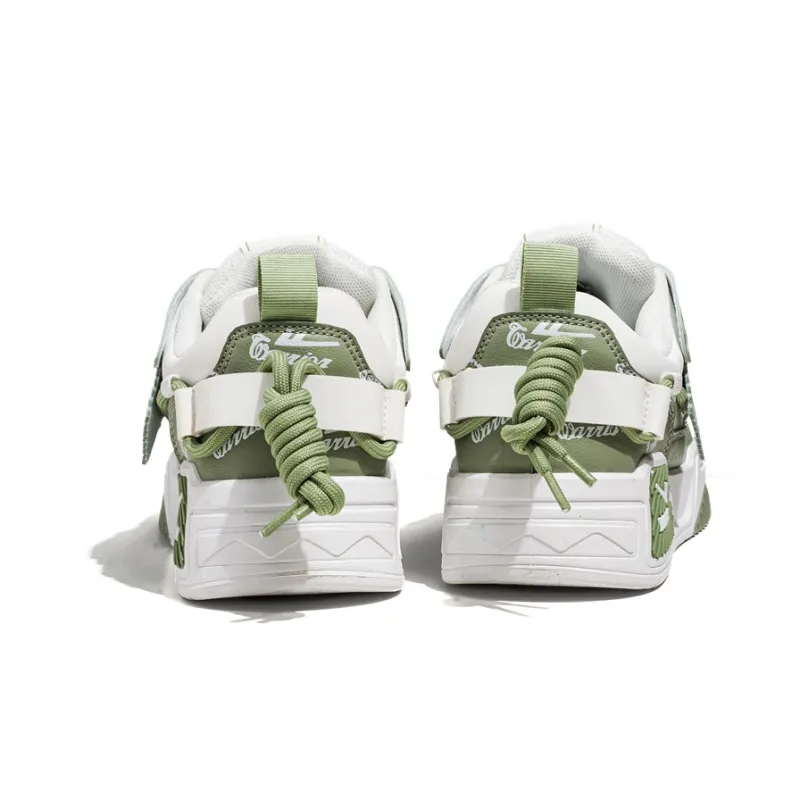 WARRIOR Skateboard Shoes Unisex Low Top White-4