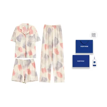 Floating Light Islands Pajama Set Women's Box Pink Purple