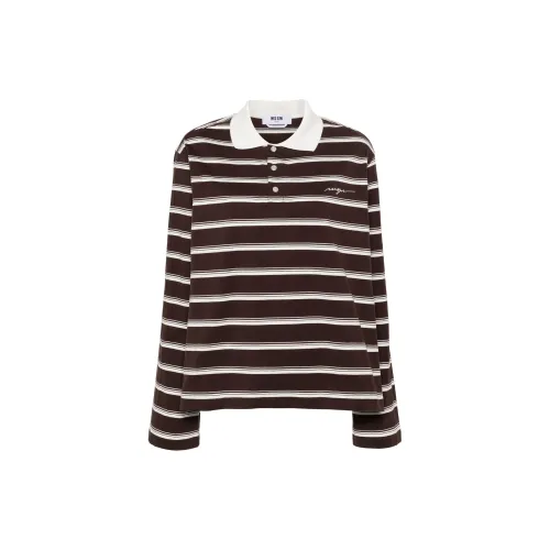 MSGM Polo Shirts Women's Chocolate Brown