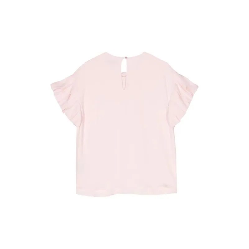 Dice Kayek Ruffle sleeve Silk Blouse-1