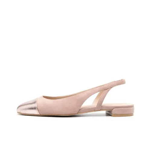 stuart weitzman Sleek Slingback Leather Pumps