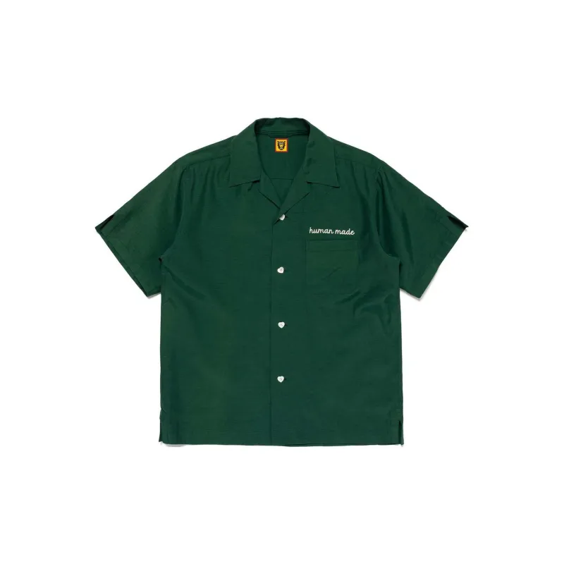 HUMAN MADE Logo-embroidered Short-sleeve Shirt-1