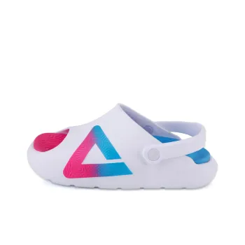 PEAK Slide Slippers Women's White Pink Blue