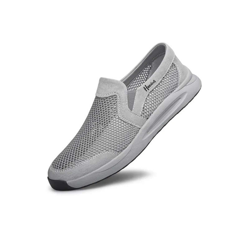 Extravagant Breathable And Wear resistant Low Top Casual Shoes Men's Gray-2