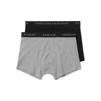Thisisneverthat x FARAH SS24 Boxer Briefs Underpants Men's 2 Pack