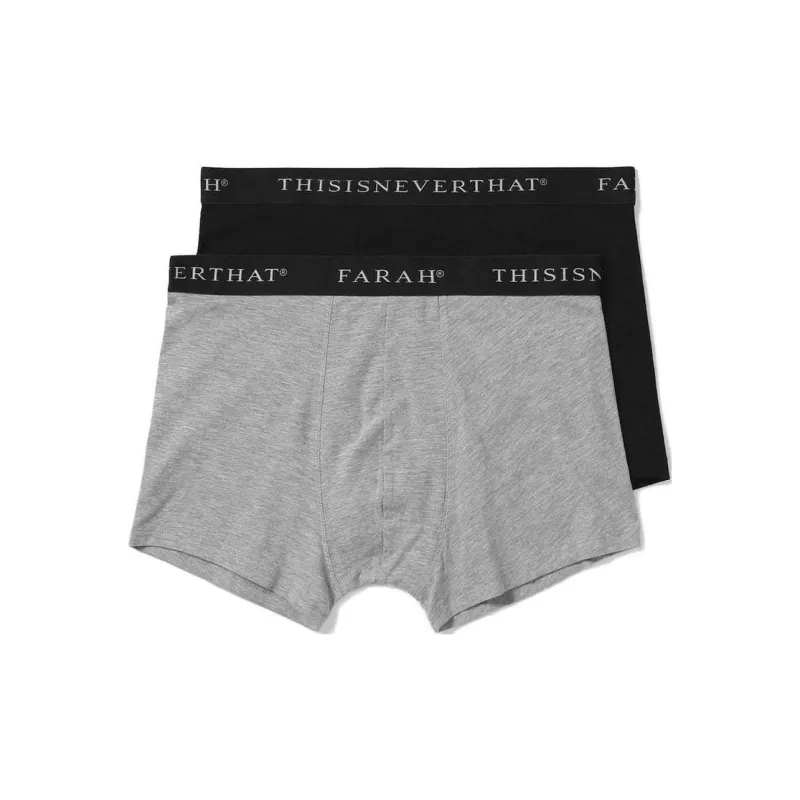 Thisisneverthat x FARAH SS24 Boxer Briefs Underpants Men's 2 Pack-0