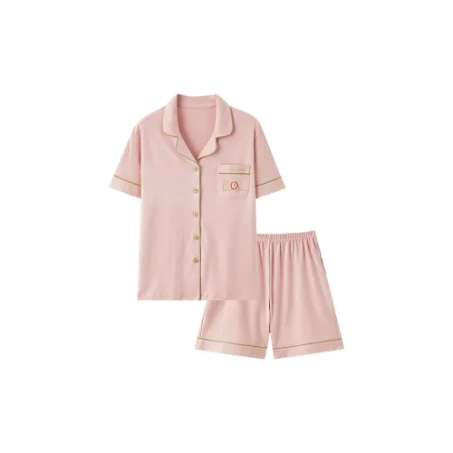 JinShaLa Pajama Set Women's Peach