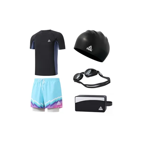PEAK Swimming Sets Polyester Elastane Cycling Beach Hot Spring Men's