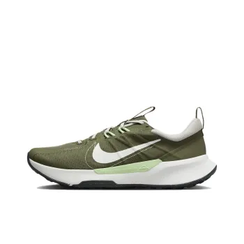 Nike Juniper Trail 2 Low Top Running Shoes Men's White Green