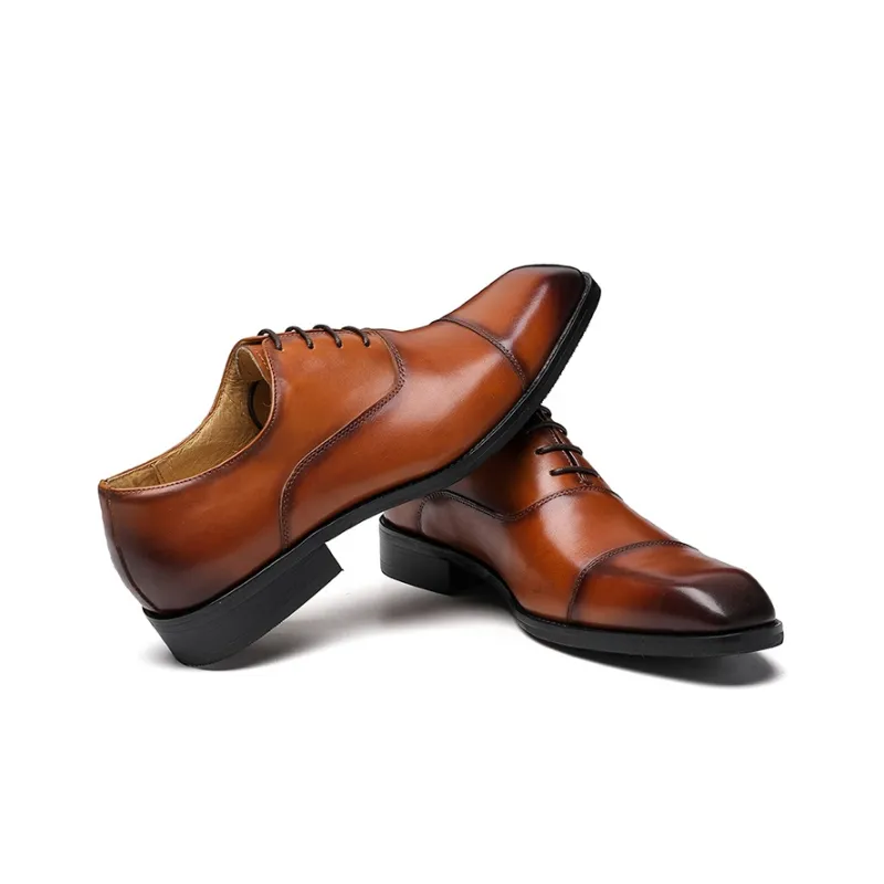 ASTON M.JAZZ Dress Shoes Men Low Top Black/Brown/Green-15
