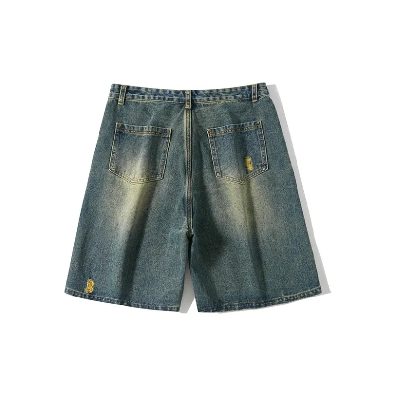 COMBO Denim Shorts Unisex-11