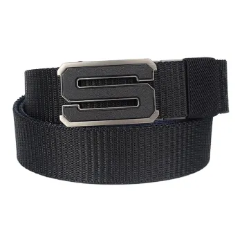 CARTELO Canvas Leather Belts Unisex Width 3.8cm