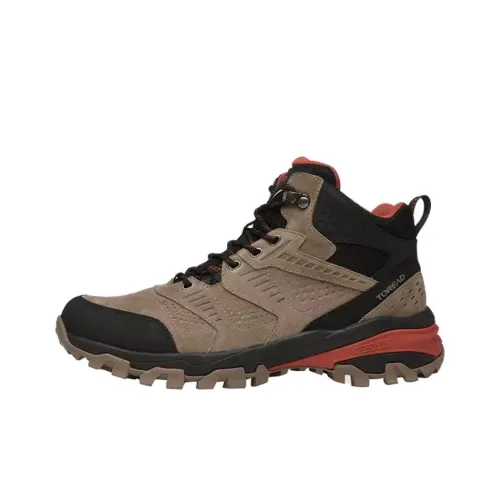 TOREAD Hiking / Trekking Shoes Men High-Top Oil Sludge / Black