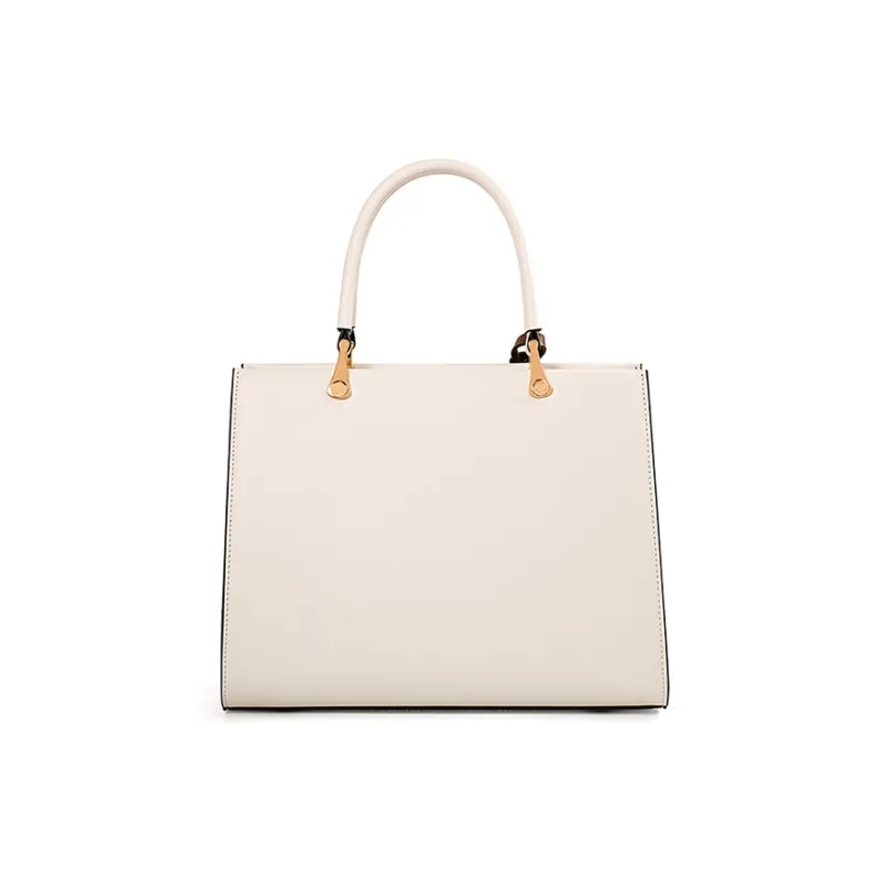 Vigno Synthetic Leather Shoulder Bag, Crossbody Bag, Handbag Regular Women's Ecru-2