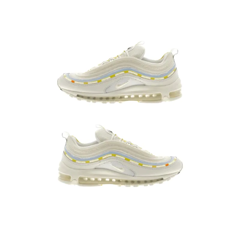 UNDEFEATED x Nike Air Max 97 Anti-Slip Wear-Resistant Low-Top Casual Running Shoes Men's Beige Yellow-2