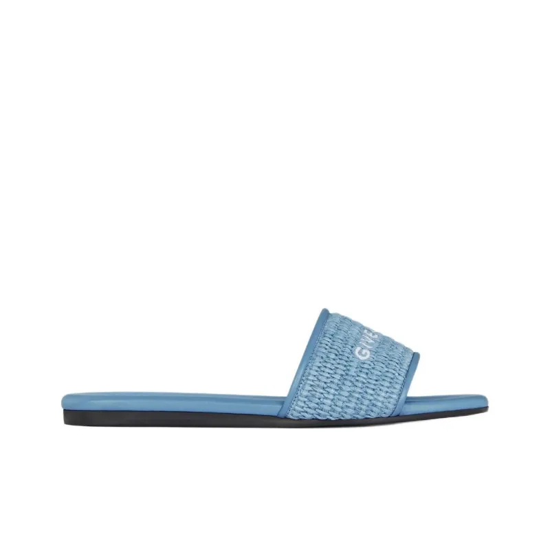 Givenchy 4G Slide Slippers Women's Denim Blue-1