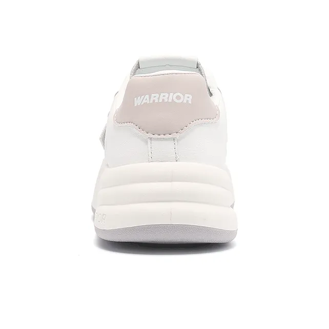 Warrior Small White Shoes Lightweight Breathable Height Increasing Low-Top Skateboard Shoes Women's-3