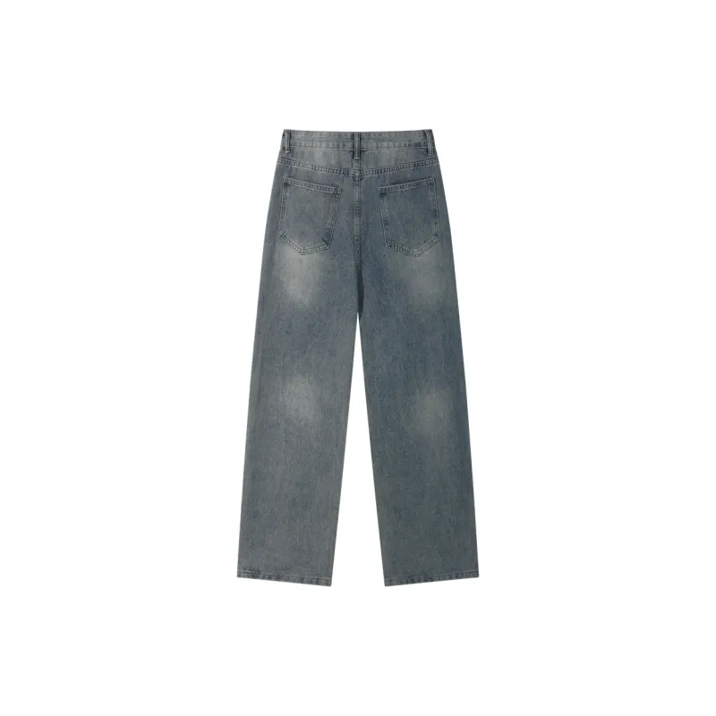 Gwola Loose Fit Straight Fit Jeans Unisex-12