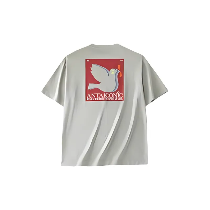 Anta T Shirt Men's Mushroom Gray-1