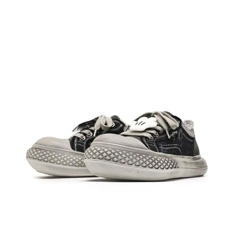 Flange Bullo Durable Breathable Lightweight Low Top Canvas Shoes Unisex-2