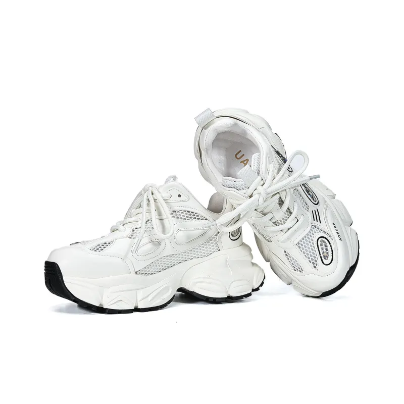 UanDi Cushioning Anti-Slip And Wear-Resistant Height Increasing Low-Top Chunky Sneakers Women's-2
