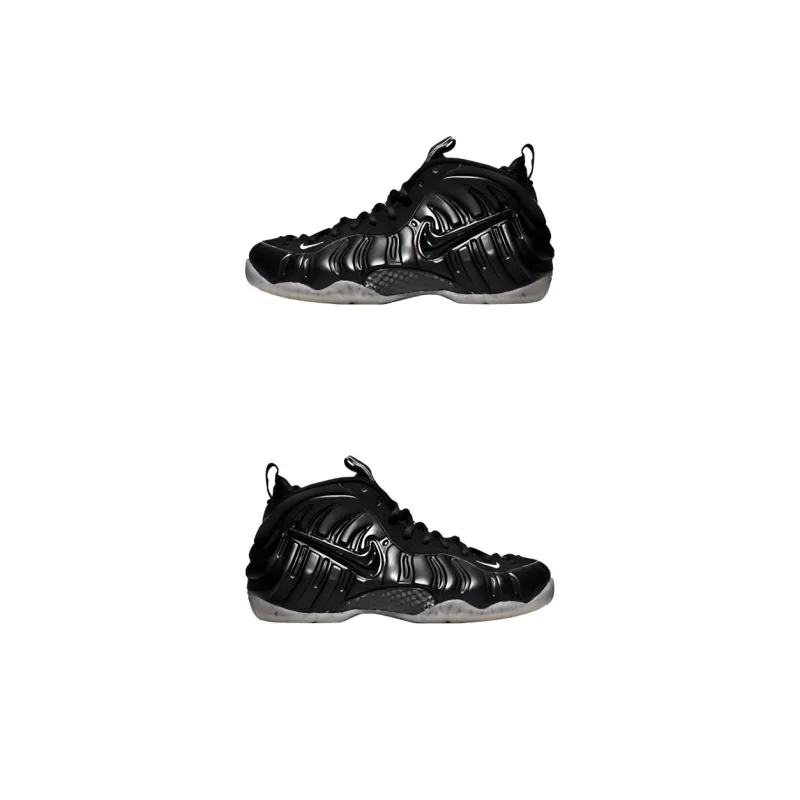Nike Air Foamposite Pro Black Metallic Silver-2
