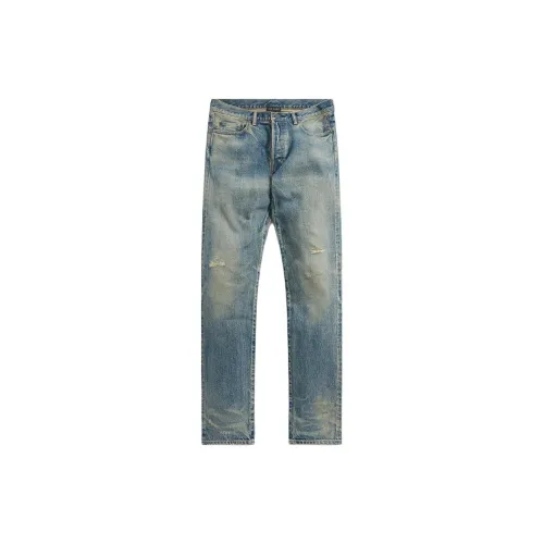 KITH Jeans Men Yellow Bee Color