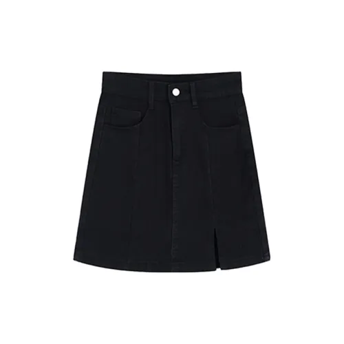 DGMZ Denim Short Skirts Women's Black