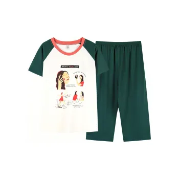GOSO Pajama Set Women's Green Shades