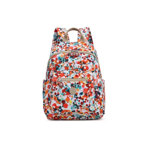 FIDO DIDO Backpacks Ink Splatter Flowers