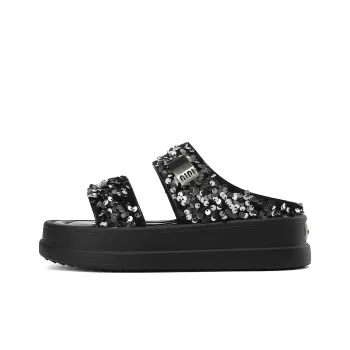 JOSINY Slip on Shoes Women's Silver/Black