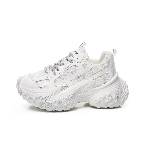 POOQ Chunky Sneakers Women's Low-Top