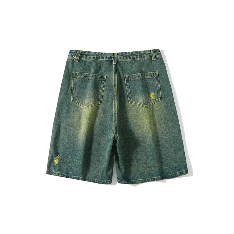 COMBO Denim Shorts Unisex-16